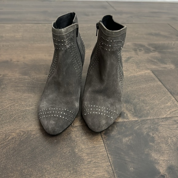 Grey Rhinestone Booties - Picture 2 of 3